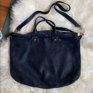 Clare V Messenger Bag Leather